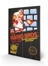 Super Mario Bros. Holzdruck Nes Cover 40 x 60 cm