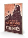 Doctor Who Holzdruck Extermines 40 x 60 cm