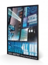 Doctor Who Holzdruck Tardis Industries 40 x 60 cm