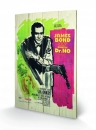 James Bond Holzdruck Doctor No French 40 x 60 cm