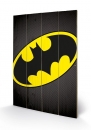 DC Comics Holzdruck Batman Symbol 40 x 60 cm***