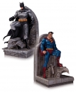 DC Comics Buchstützen Superman & Batman 22 cm