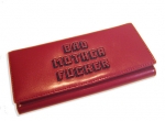 Bad Mother Fucker Leder-Geldbeutel Pink